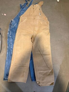 Carhartt  Dickies and Round House Brown/Tan, blue jean Workwear Overalls